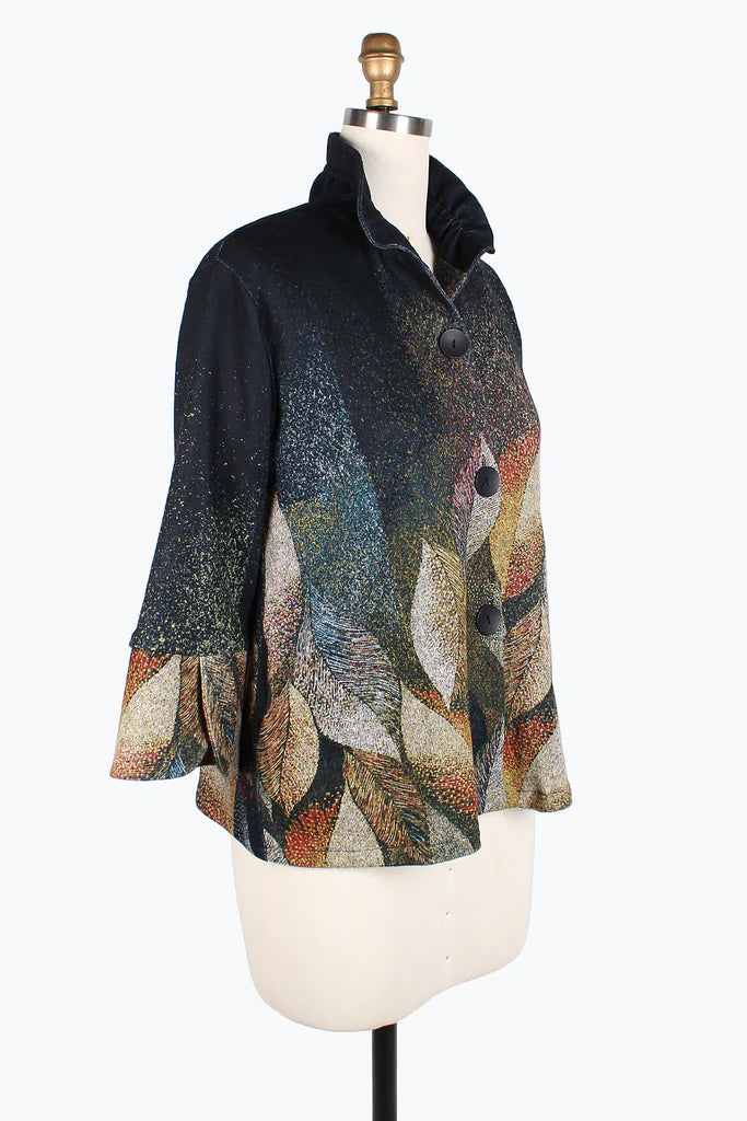DAMEE Autumn Leaves Short JKT-4862-GREEN