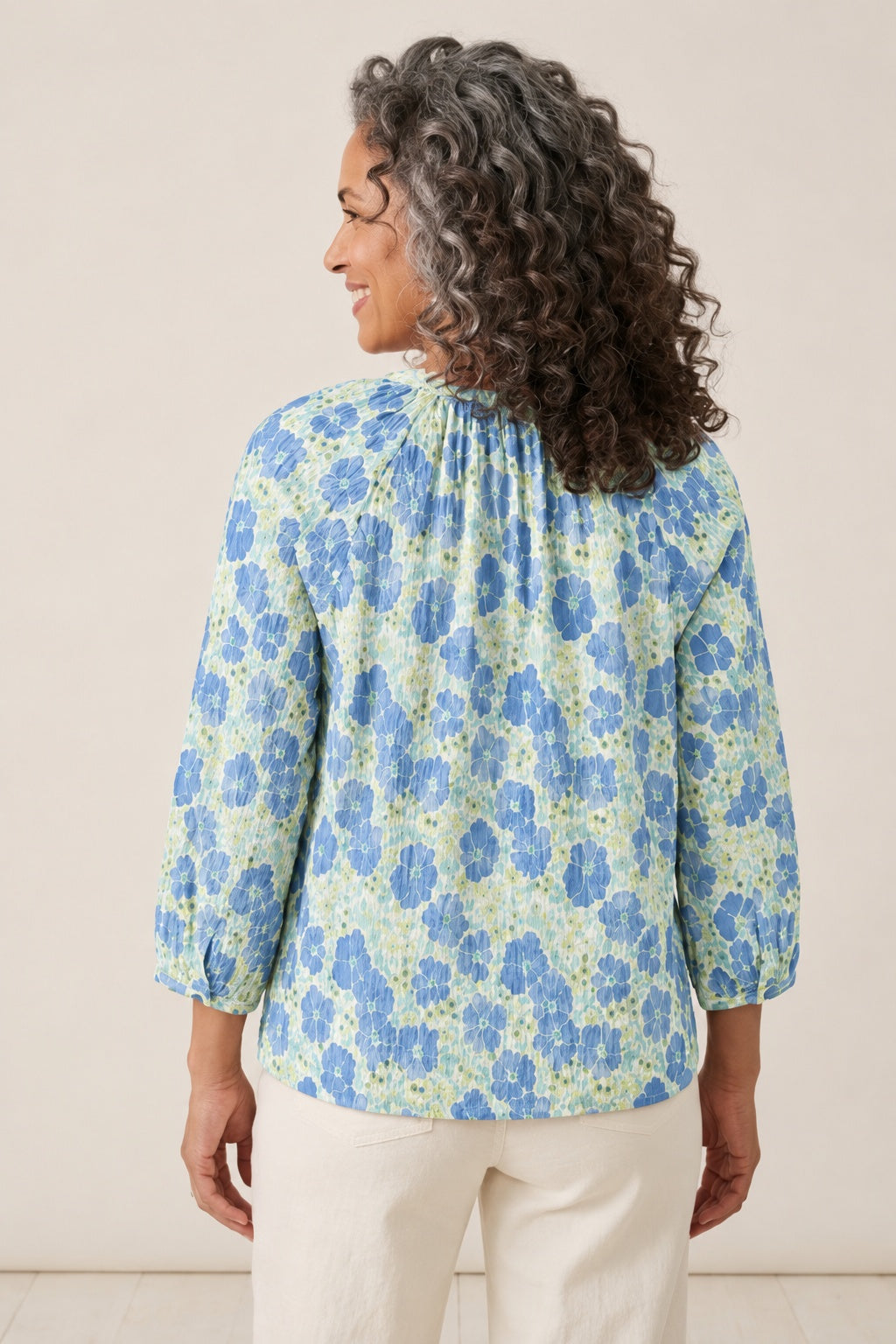 Habitat Crinkle Cotton Buttercup Darleen Shirt - 48700 - CASCADE