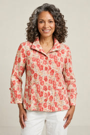 Habitat Crinkle Cotton Buttercup Swing Jacket - 48721 - PAPAYA