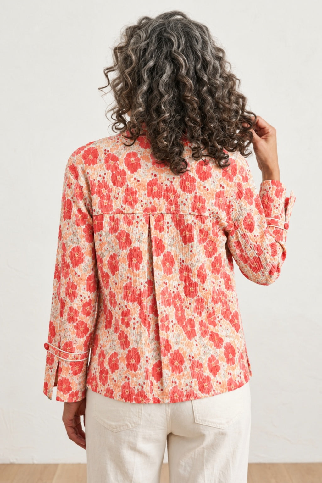 Habitat Crinkle Cotton Buttercup Swing Jacket - 48721 - PAPAYA