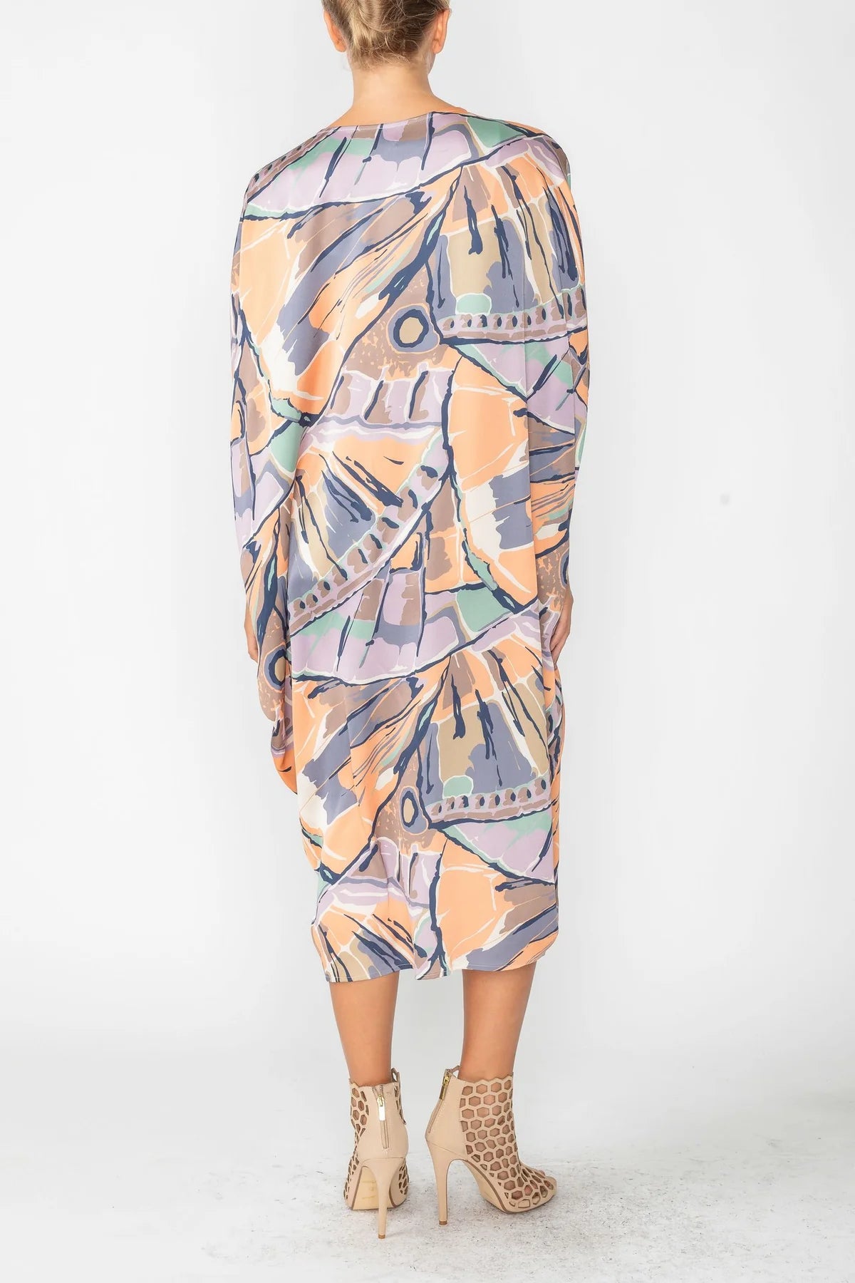 IC COLLECTION Dress- 4883D- MULTI