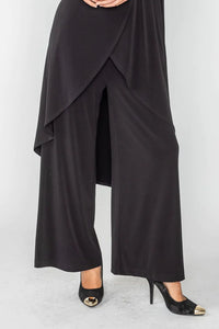 IC COLLECTION Pant- 4892P- BLACK