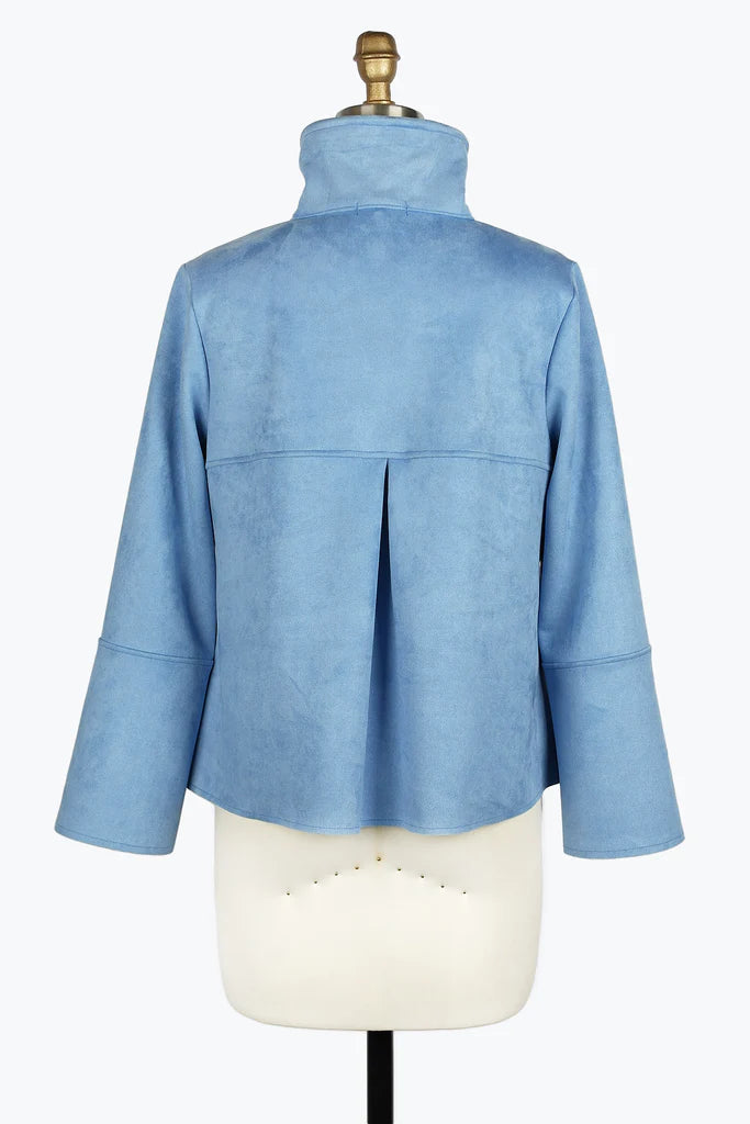 DAMEE MICRO-SUEDE CLASSIC JKT - 4896 - BLU