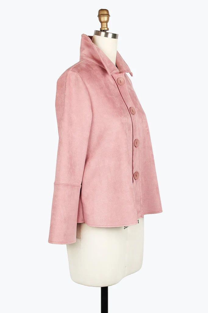 DAMEE MICRO-SUEDE CLASSIC JKT - 4896 - PNK