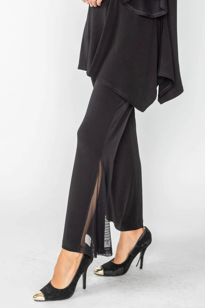 IC COLLECTION Pant- 4897P- BLACK