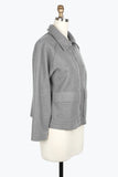 DAMEE WOOL BLEND PATCH-POCKET JKT - 4901 - GRY
