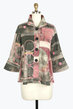 DAMEE OIL PAINTING MICRO-SUEDE JKT - 4909 - PNK