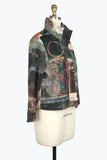 DAMEE OIL PAINTING BIKER JKT - 4914 - MLT