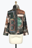 DAMEE OIL PAINTING BIKER JKT - 4914 - MLT