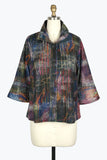 DAMEE CRAYON ETCHING ART SHORT JKT - 4917 - MLT