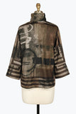 DAMEE FRAMED ART SHORT JKT - 4920 - BRN