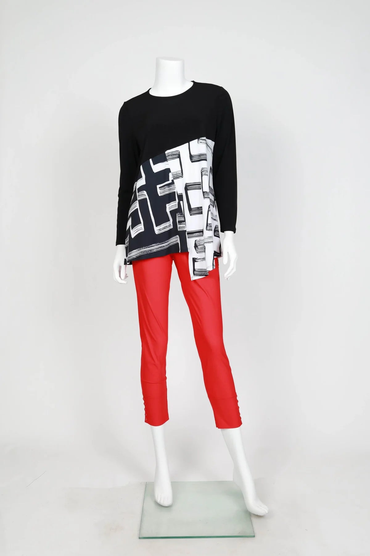 IC Collection Tunic- 4927T- BLACK