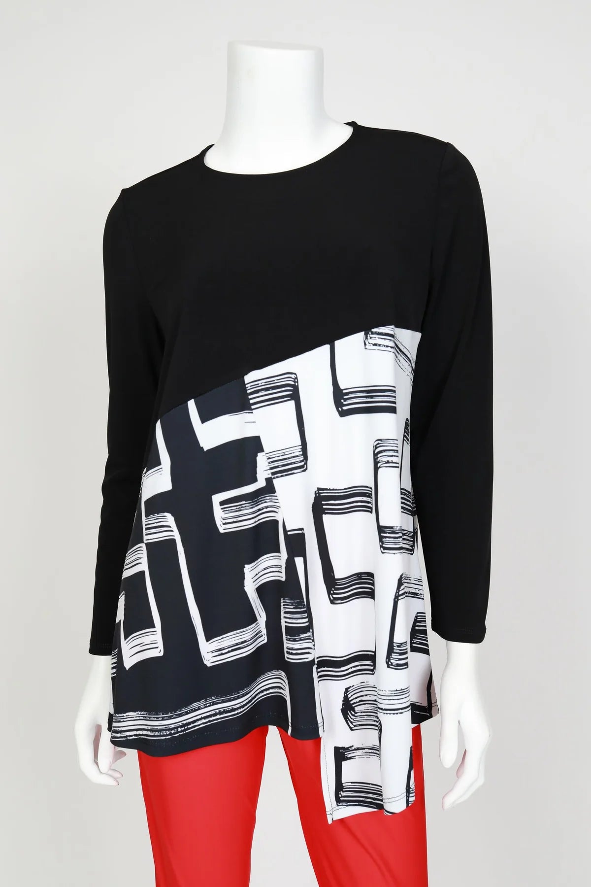 IC Collection Tunic- 4927T- BLACK