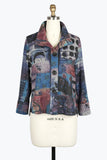 DAMEE ABSTRACT ART SHORT JKT - 4937 - PRP