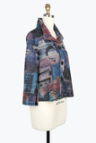DAMEE ABSTRACT ART SHORT JKT - 4937 - PRP