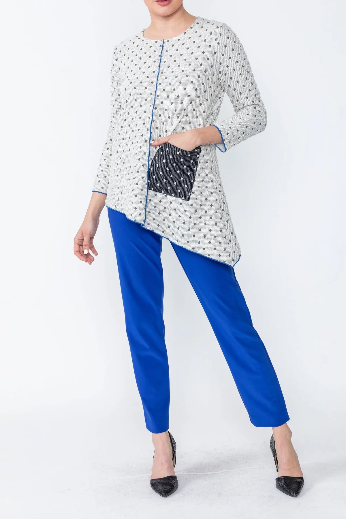 IC Collection Tunic- 4938T - WHITE