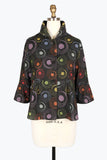 DAMEE RAINBOW DOT PEPLUM JKT - 4947 - MLT