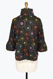 DAMEE RAINBOW DOT PEPLUM JKT - 4947 - MLT