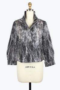DAMEE ABSTRACT ULTRALIGHT BIKER JKT - 4950 - BLK