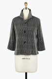 DAMEE METALLIC CROPPED JKT - 4952 - SLV