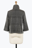 DAMEE METALLIC CROPPED JKT - 4952 - SLV