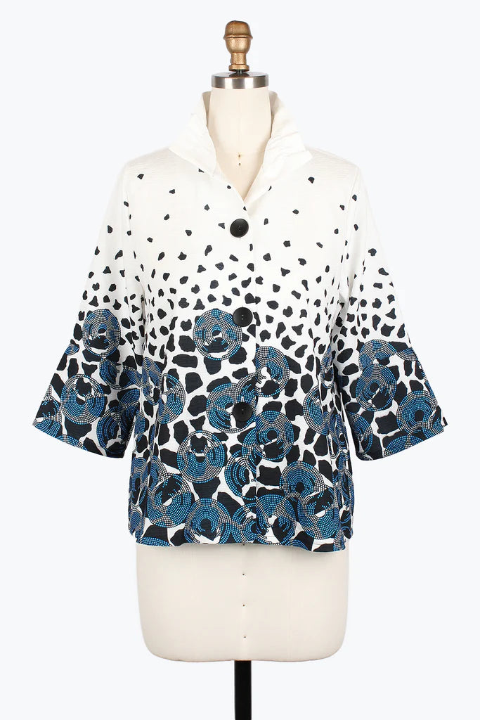 DAMEE MULTI-PATTERN JKT - 4956 - BLU