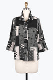 DAMEE MULTI-PATTERN SEERSUCKER JKT - 4958 - BLK