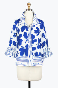 DAMEE FLOWERS & STRIPES JKT - 4961 - RYB
