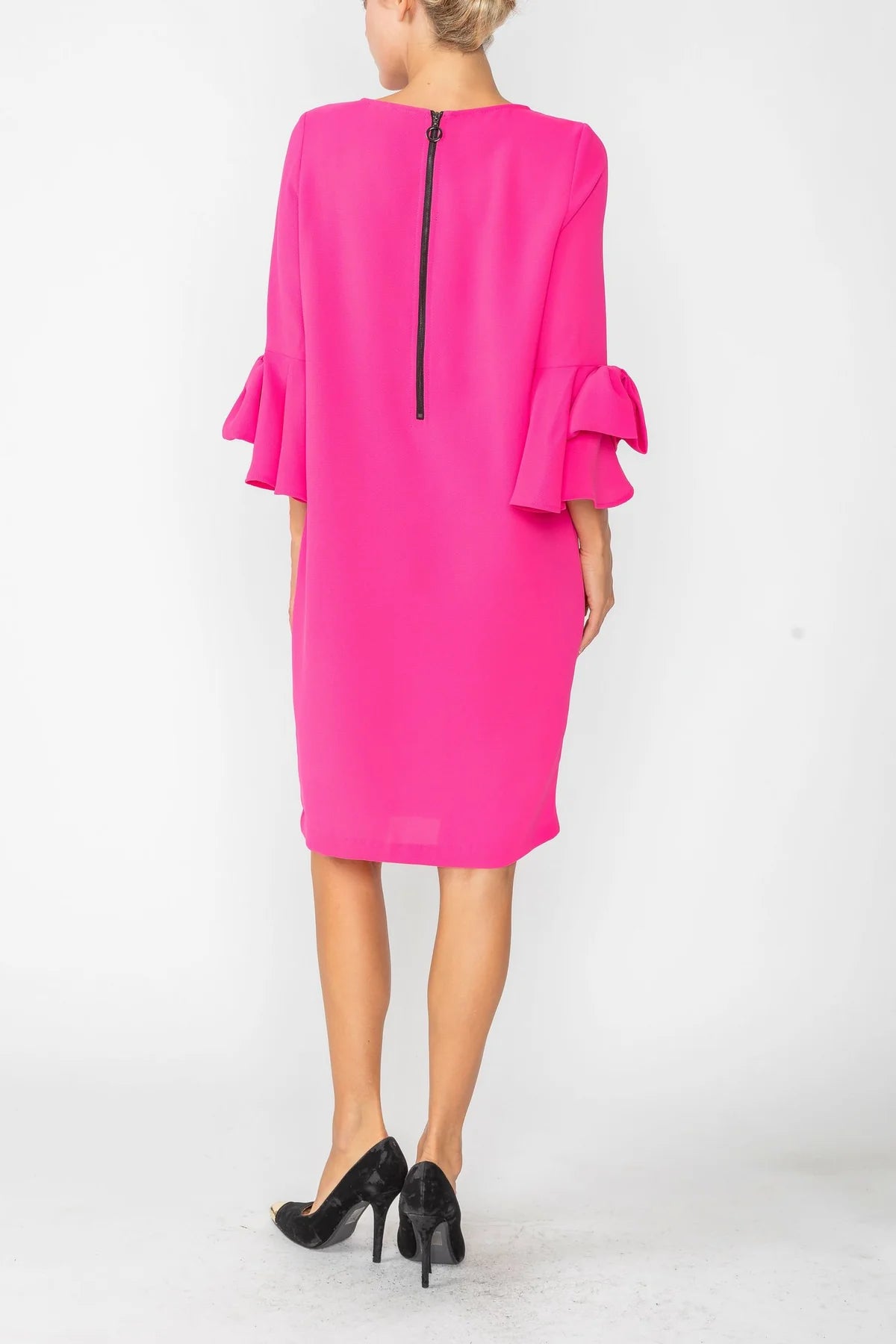 IC COLLECTION Dress- 4963D- PINK