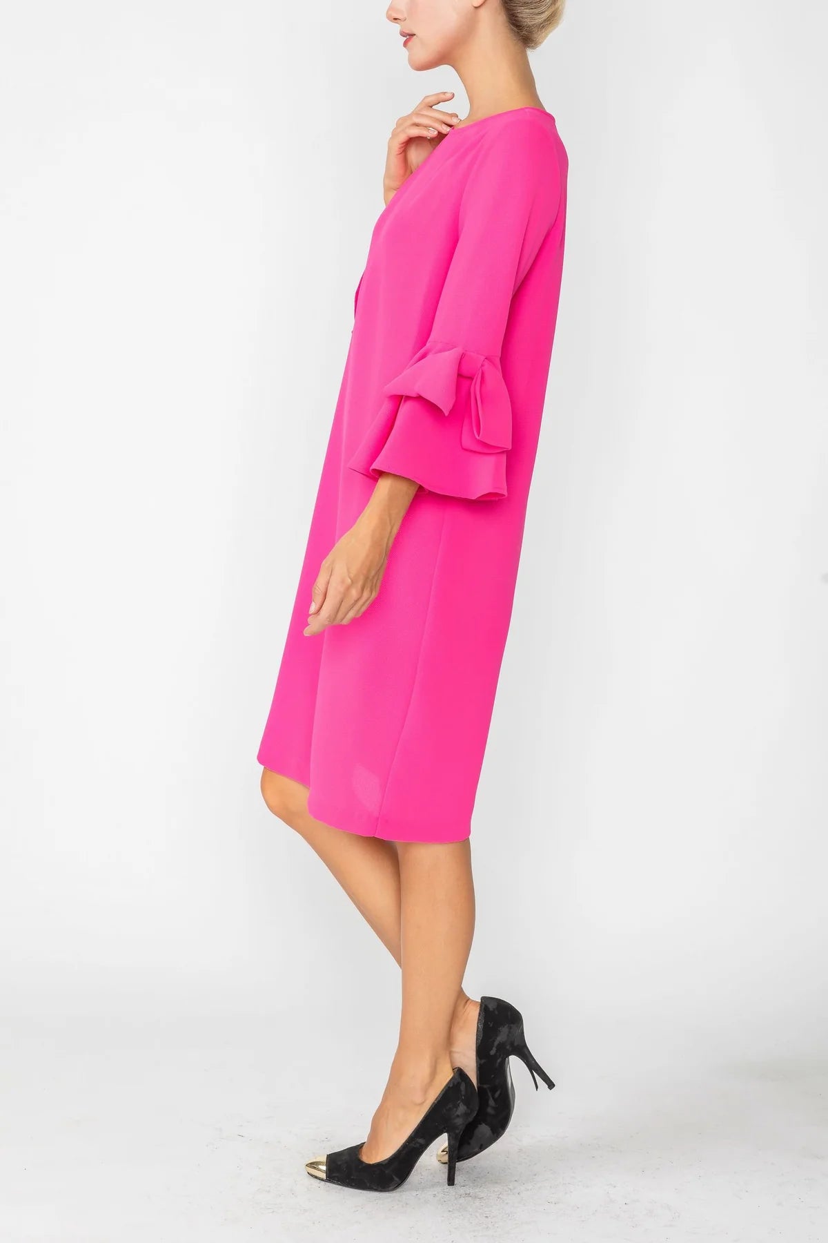 IC COLLECTION Dress- 4963D- PINK