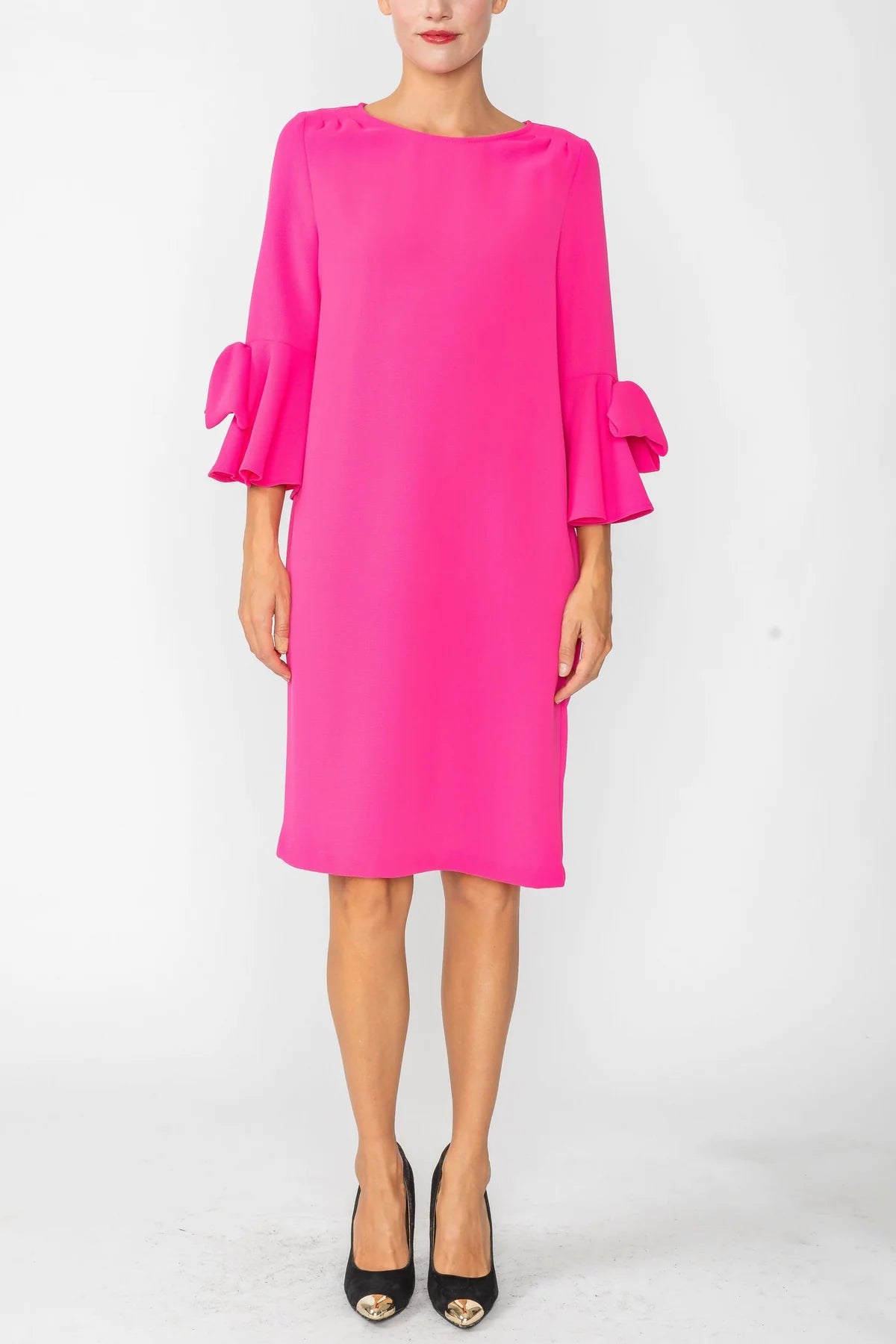 IC COLLECTION Dress- 4963D- PINK