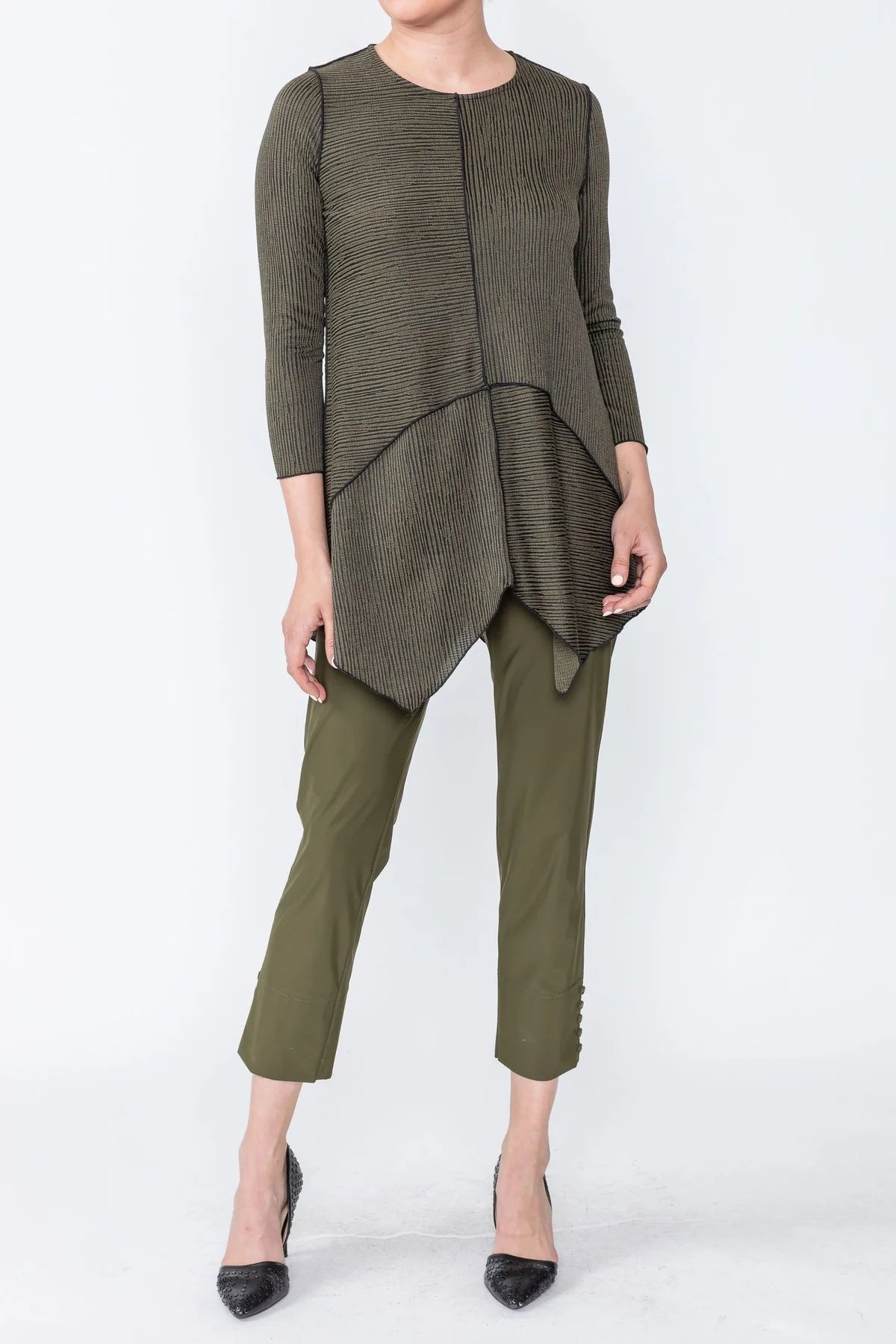 IC Collection Tunic- 4964T- OLIVE