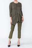 IC Collection Tunic- 4964T- OLIVE