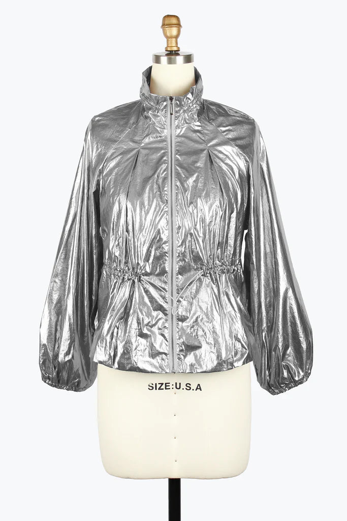 DAMEE DRAWSTRING SHORT JKT - 4975-MGY