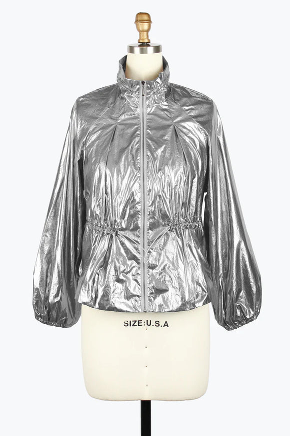 DAMEE DRAWSTRING SHORT JKT - 4975-MGY