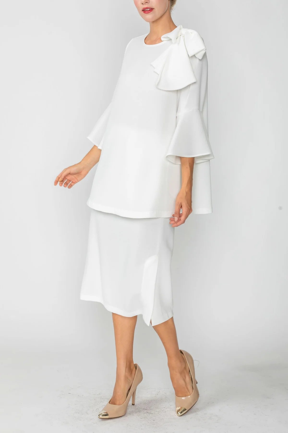 IC COLLECTION Top- 4989T- WHITE