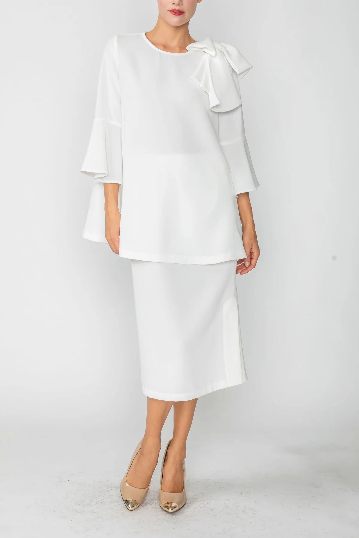 IC COLLECTION Top- 4989T- WHITE