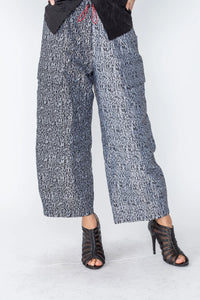 IC COLLECTION PANT - 4991P - BLACK AND GRAY