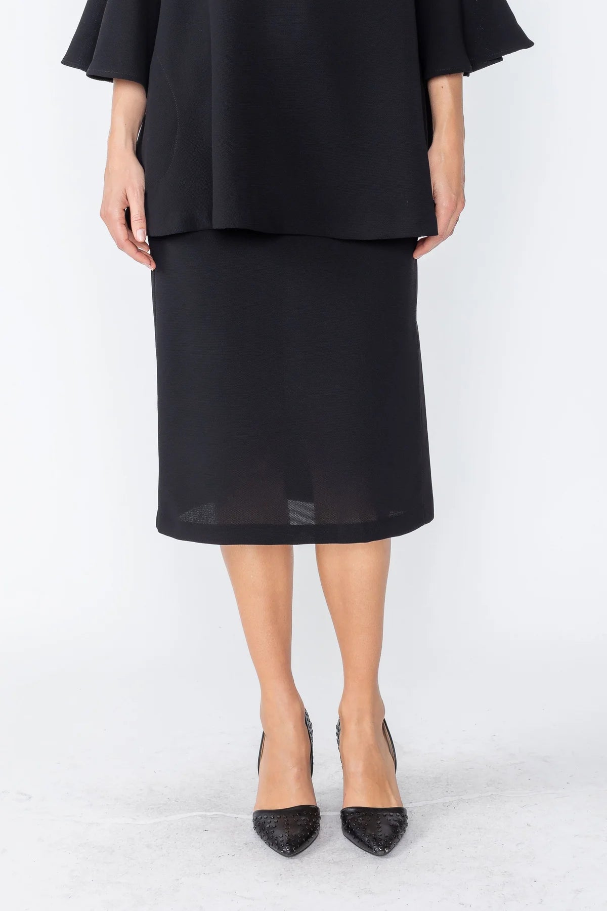 IC COLLECTION SKIRT - 4995S- BLACK