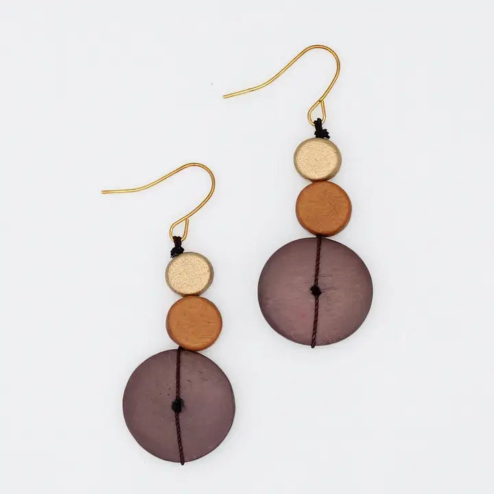 SYLCA Rust Cerelia Splendor Earrings