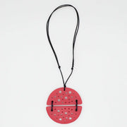 SYLCA Coral Symmetry Pendant Necklace