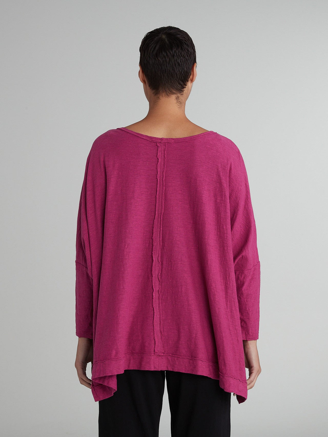 CUT LOOSE - Linen Cotton Jersey One-Size Top - 5016599