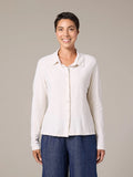 CUT LOOSE Linen Cotton Jersey Fitted Shirt - 5016635