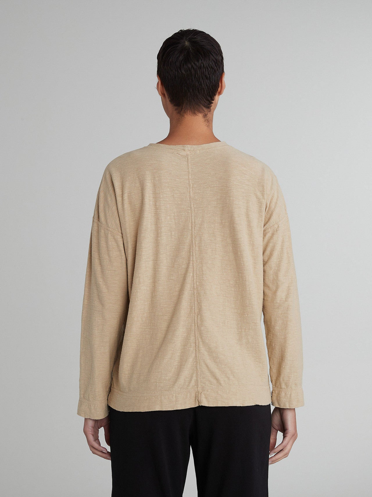 CUT LOOSE - Linen Cotton Jersey Sweatshirt - 5017507
