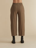 CUT LOOSE - Linen Cotton Jersey Tuck Pant with Pockets - 5022508