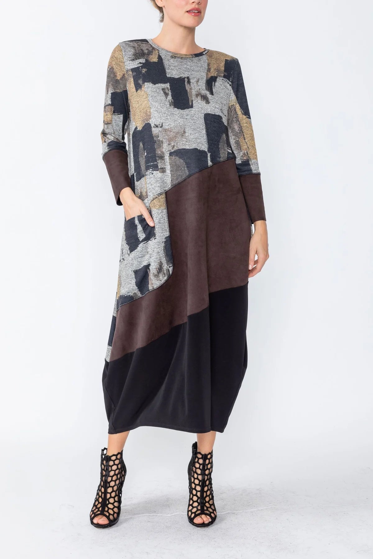 IC Collection Dress - 5028D - MULTI