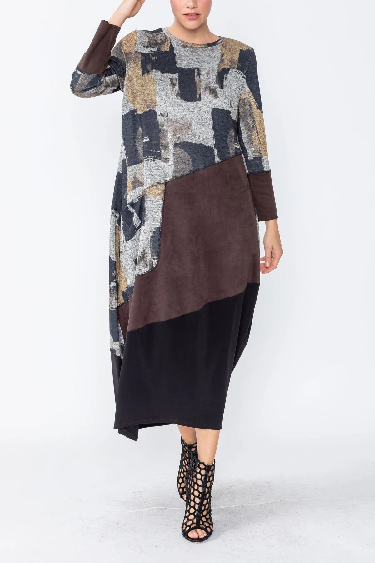 IC Collection Dress - 5028D - MULTI