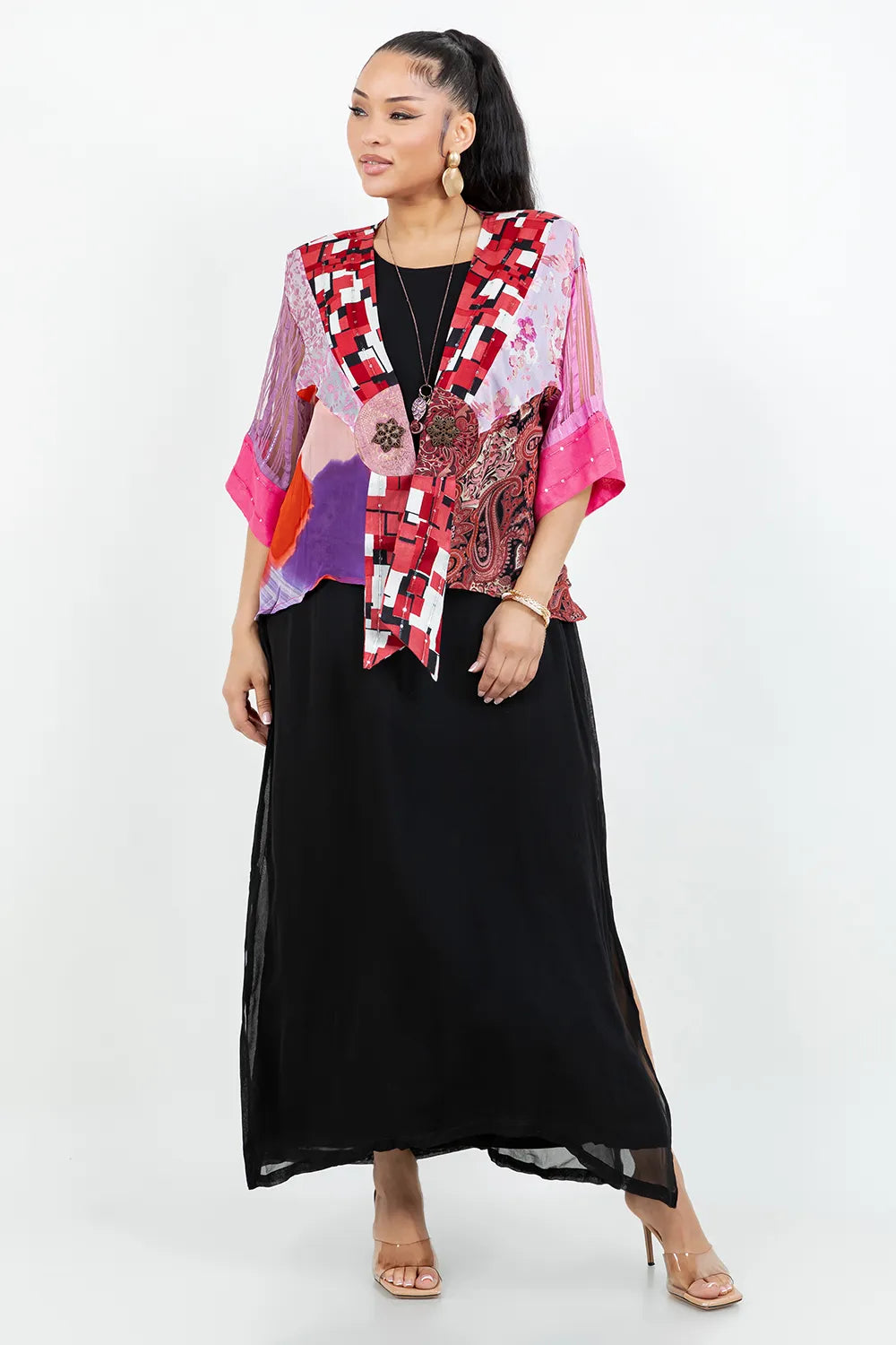 Sterling Style Frog Closure Jacket - 5031J PEONY