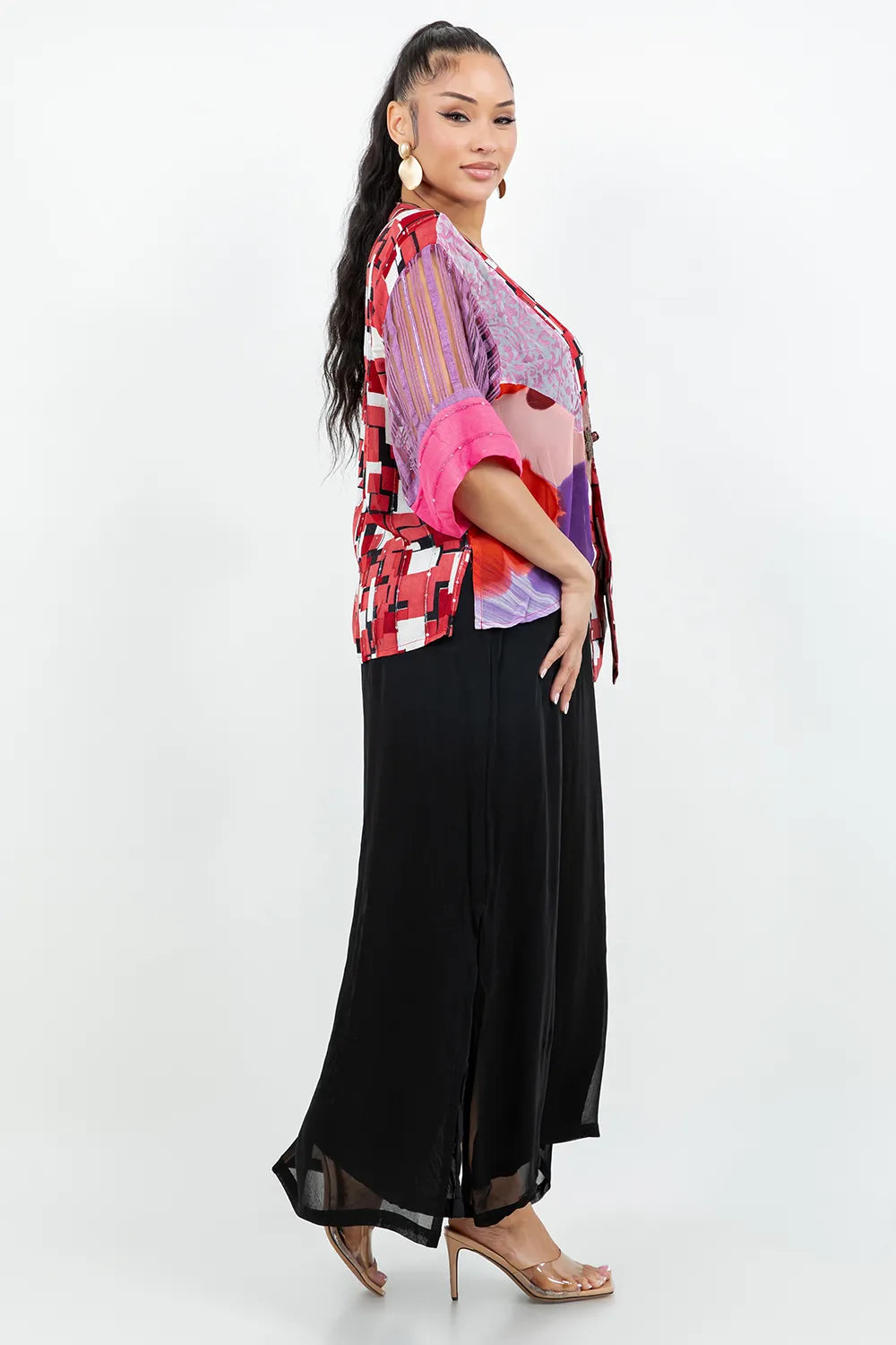 Sterling Style Frog Closure Jacket - 5031J PEONY
