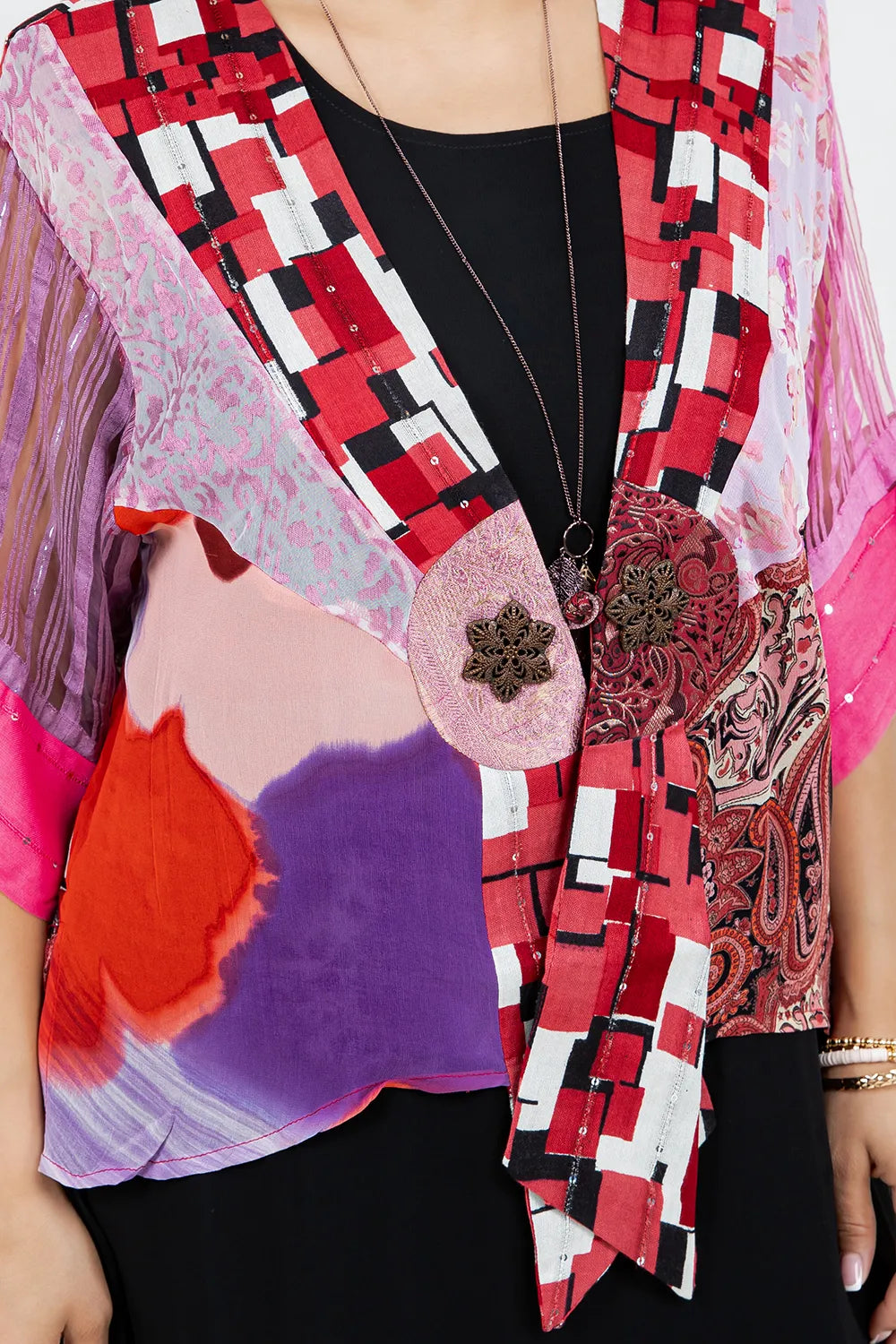 Sterling Style Frog Closure Jacket - 5031J PEONY
